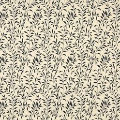 Fine-line 54 in. Wide Navy Blue And Beige Floral Matelasse Reversible Upholstery Fabric