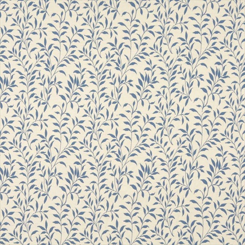 Fine-line 54 in. Wide Blue And Beige Floral Matelasse Reversible Upholstery Fabric