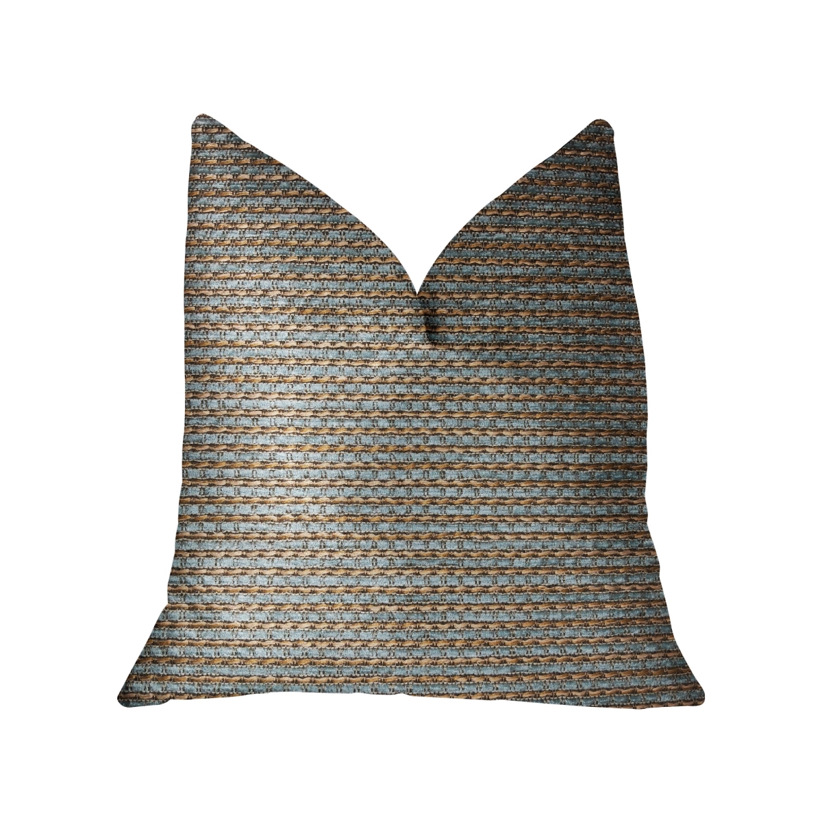 DwellingDesigns Jesper Jade Green & Beige Luxury Throw Pillow&#44; 18 x 18 in.