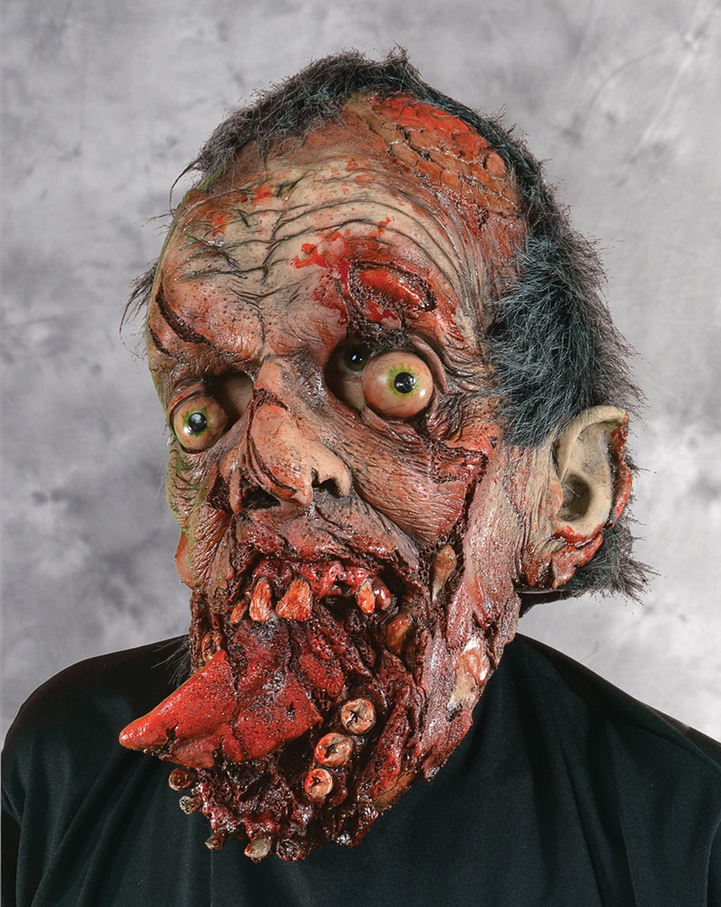 SupriseItsMe Natural Latex Compound Bite Your Tongue Zombie Mask
