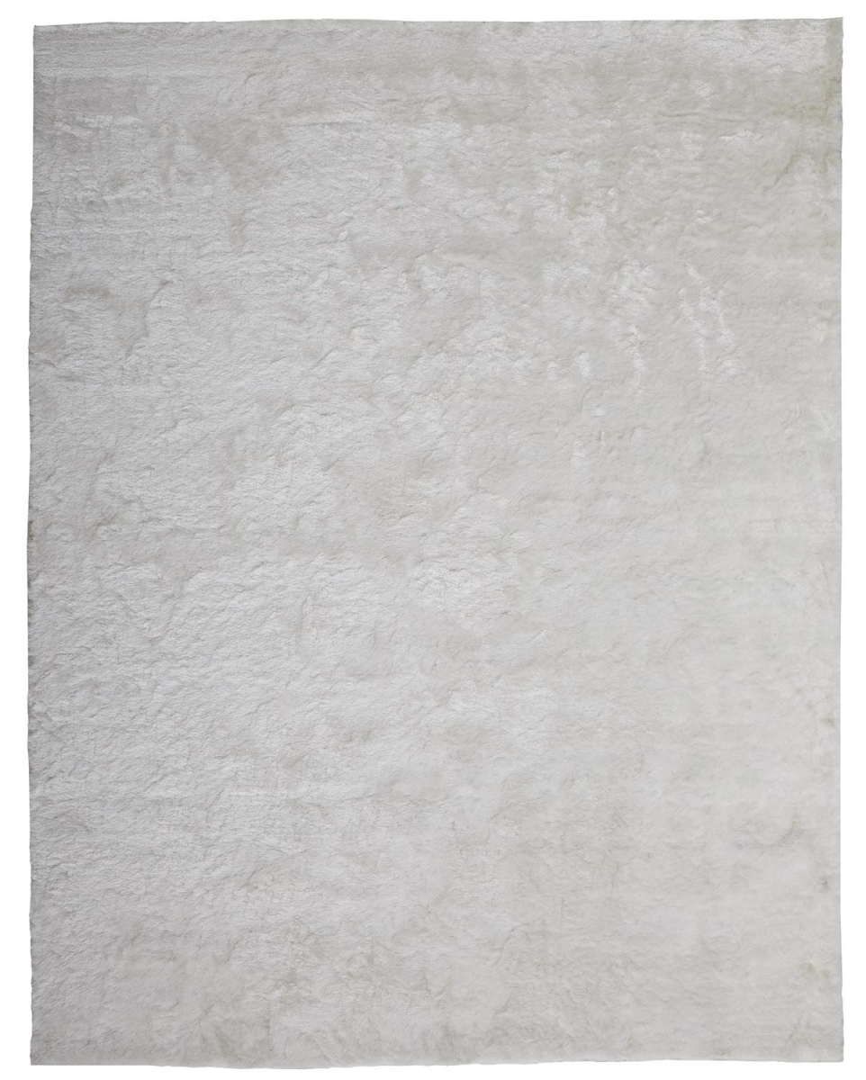 PalaceDesigns 8 x 10 ft. White Shag Hand Tufted Handmade Rectangle Area Rug - White - 8 x 10 ft.