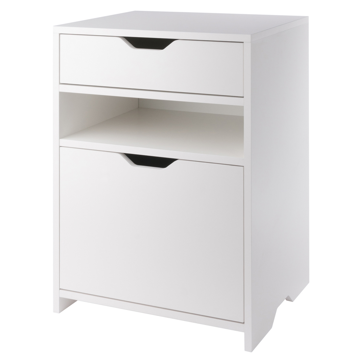 Doba-BNT 26.6 in. Nova 1-Drawer Filling Storage Cabinet&#44; White
