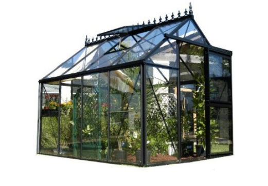 Pipers Pit Junior Victorian 79 Square Foot Greenhouse - Black