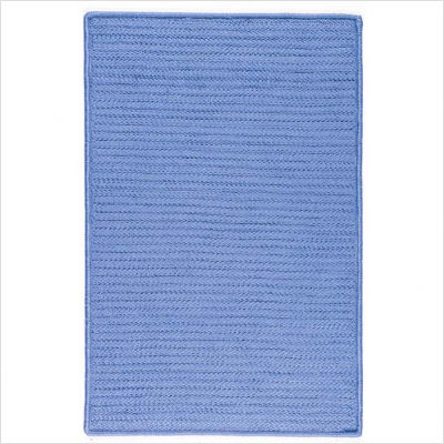 Wall-To-Wall Solid Blue Ice 2 ft. x 11 ft. Rug - Indoor/Outdoor Rug