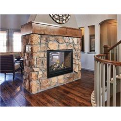 Mobiliario 36 in. Intermittent Pilot See-Thru Direct Vent Fireplace - Natural Gas