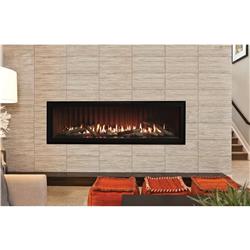 Mobiliario Multifunction Remote White Accent Light Natural Gas Fireplace