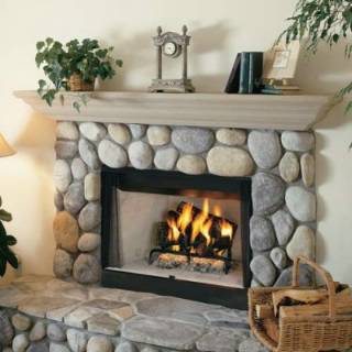 Designs-Done-Right B42I 42&'&' Stacked Brick Refractory Liner- Insulation Wood Fireplace