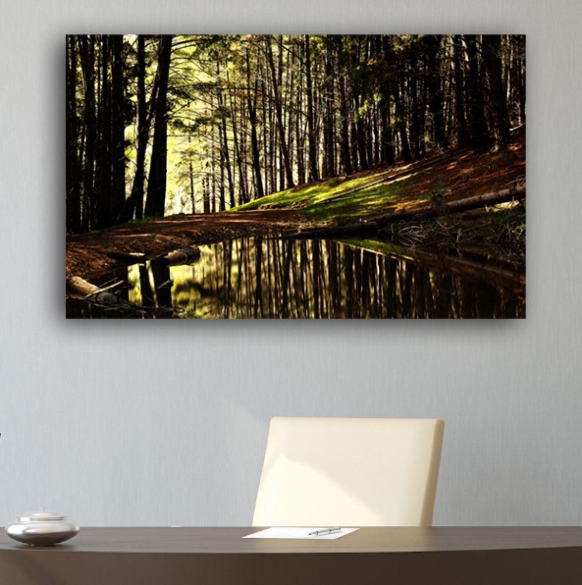 Perspectiva Into The Forest Nature Photography Canvas Art&#44; 20 x 30 in.