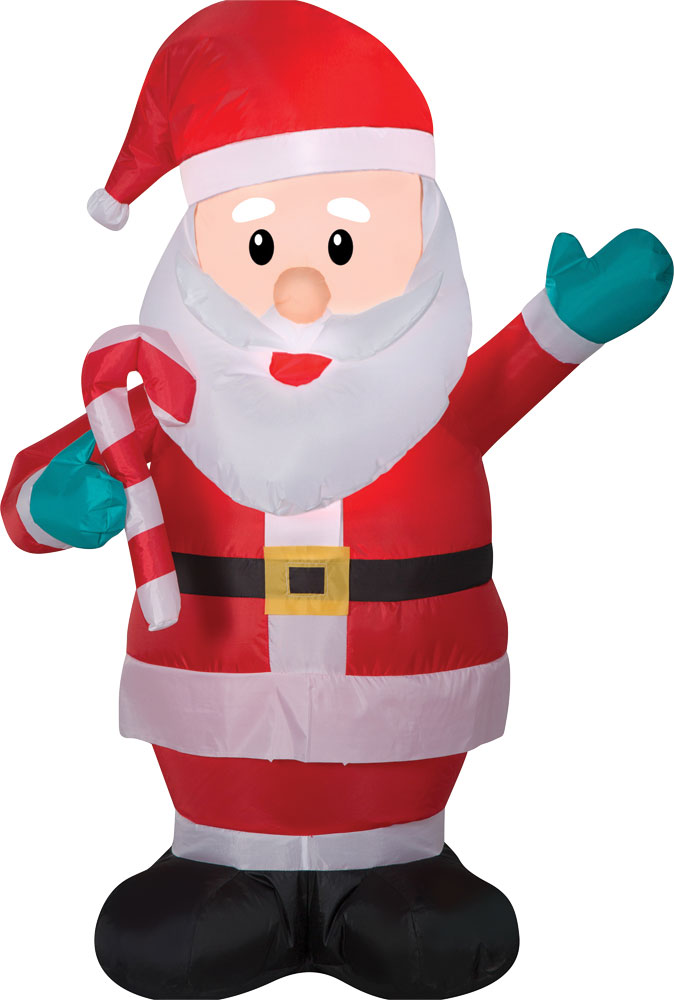FunFlags Inflatable Santa Airblown