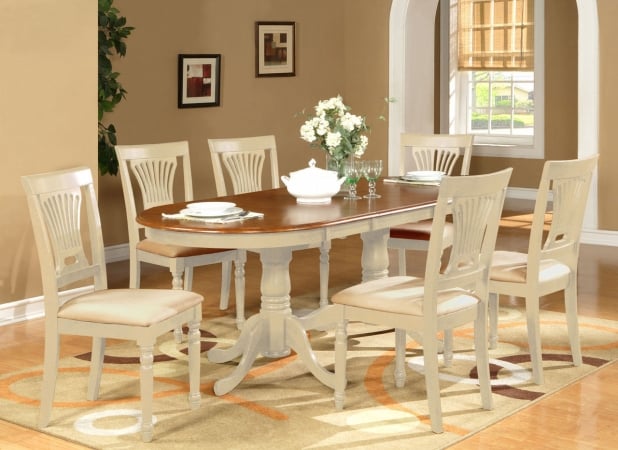 GSI Homestyles 9 Piece Dining Room Table Set-Dining Table Plus 8 Dining Chairs