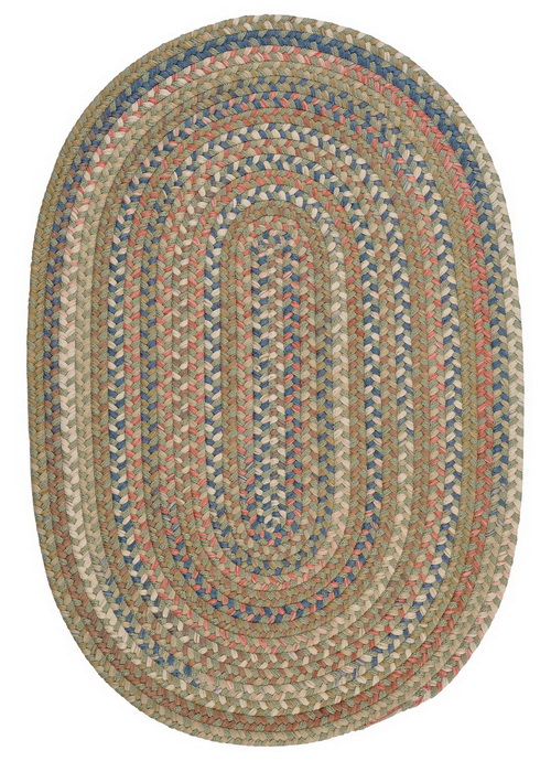 Designs-Done-Right Cedar Cove 10&' Round Braided Rug - Olive