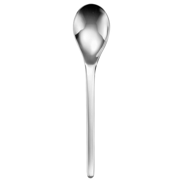 SteadyChef 7 in. Apex Stainless Steel Extra Heavy Weight Round Bowl Soup Spoon  Silver