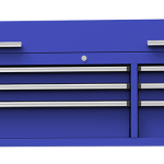 TotalTurf 54 in. Pro 2 6-Drawer Top Chest&#44; Blue