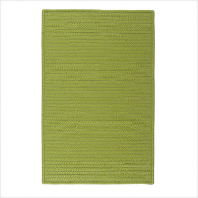 Wall-To-Wall Solid Bright Green 6 ft. x 9 ft. Rug - Indoor/Outdoor Rug