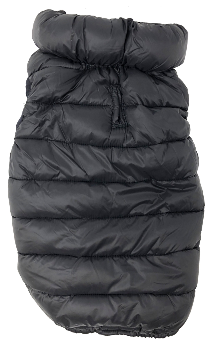 PetPurifiers Pursuit Quilted Ultra-Plush Thermal Dog Jacket&#44; Black - Extra Large