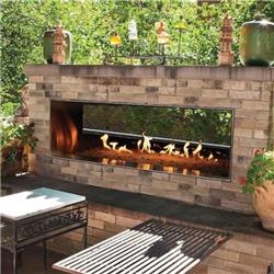 Marco Frio 60 in. Stainless Steel Manual Linear Outdoor Fireplace