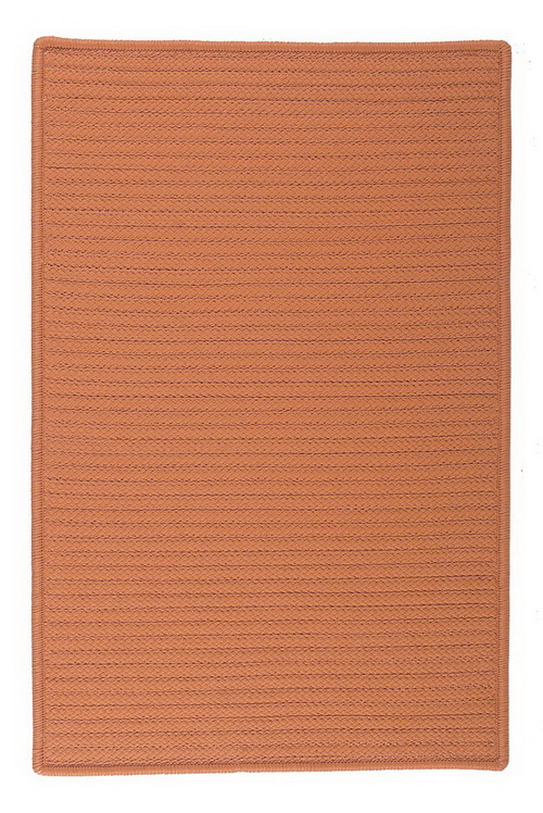 Designs-Done-Right Rug  Simply Home Solid Braided Rug - Rust - 2 ft. x 3 ft.