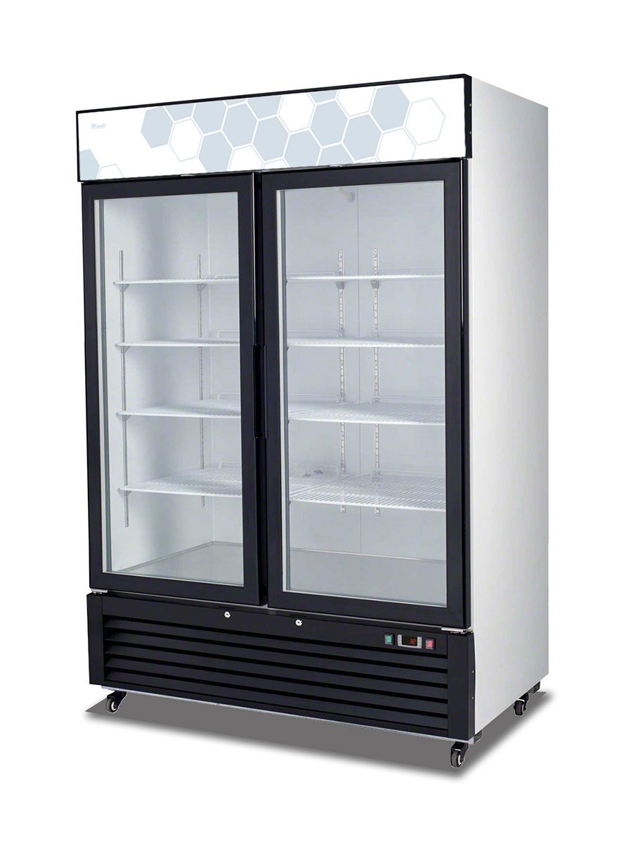 Despensa 54.25 in. 49.0 cu. ft. Competitor Series Refrigerator Merchandiser&#44; White & Black