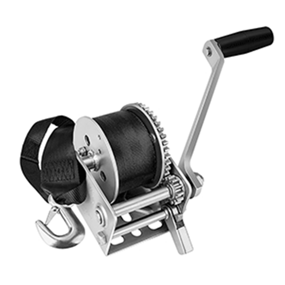 BetterBrand 900 lbs Single Speed Winch with 12 Strap for Personal Watercraft