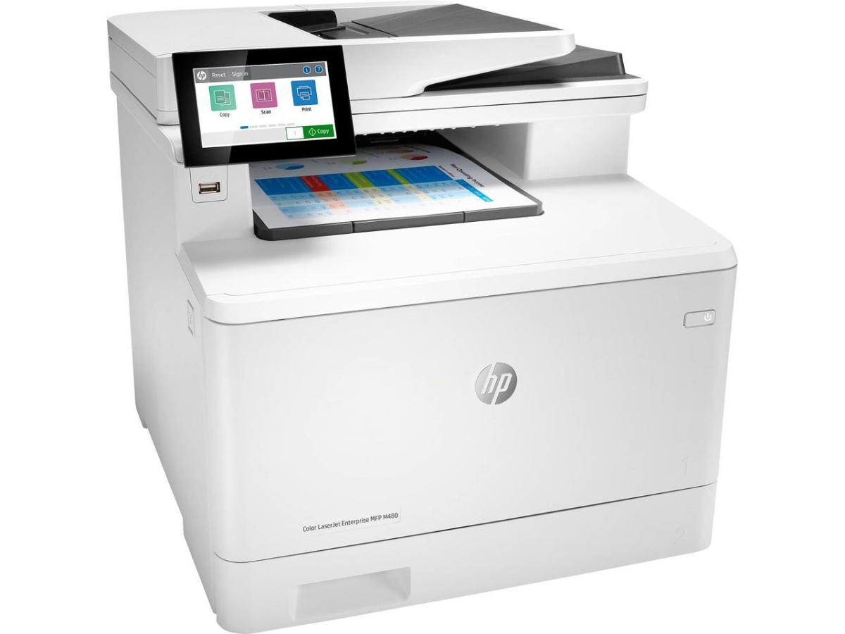 HP 3QA55A-BGJ LaserJet Enterprise All-in-One Color Laser Printer