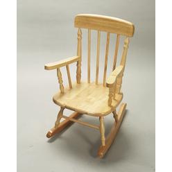 SeatSolutions Child s Spindle Rocking Chair Natural