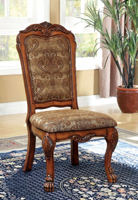 Back2Basics Medieve Side Chair- 2 Pack - Antique Oak