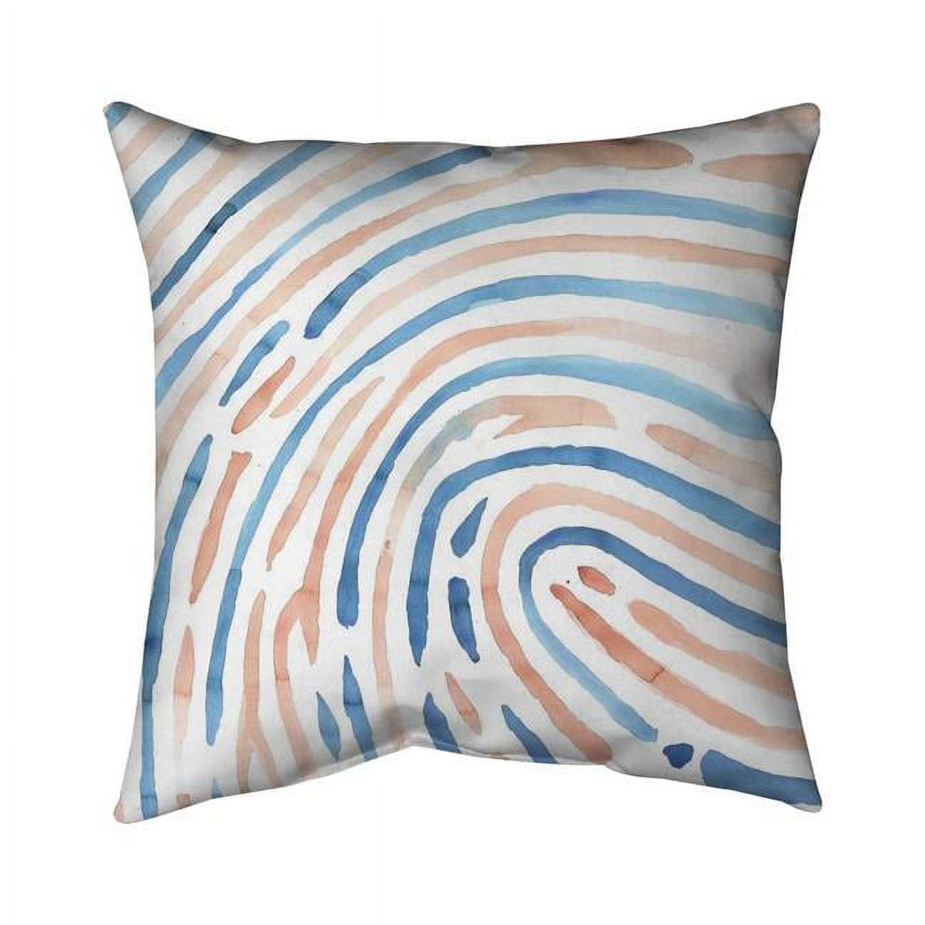 Fondo 20 x 20 in. Footprint-Double Sided Print Outdoor Pillow Cover