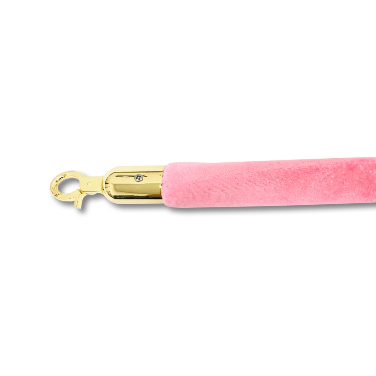 Captain Cold 72 in. Velour Closable Hooks&#44; Pink & Gold