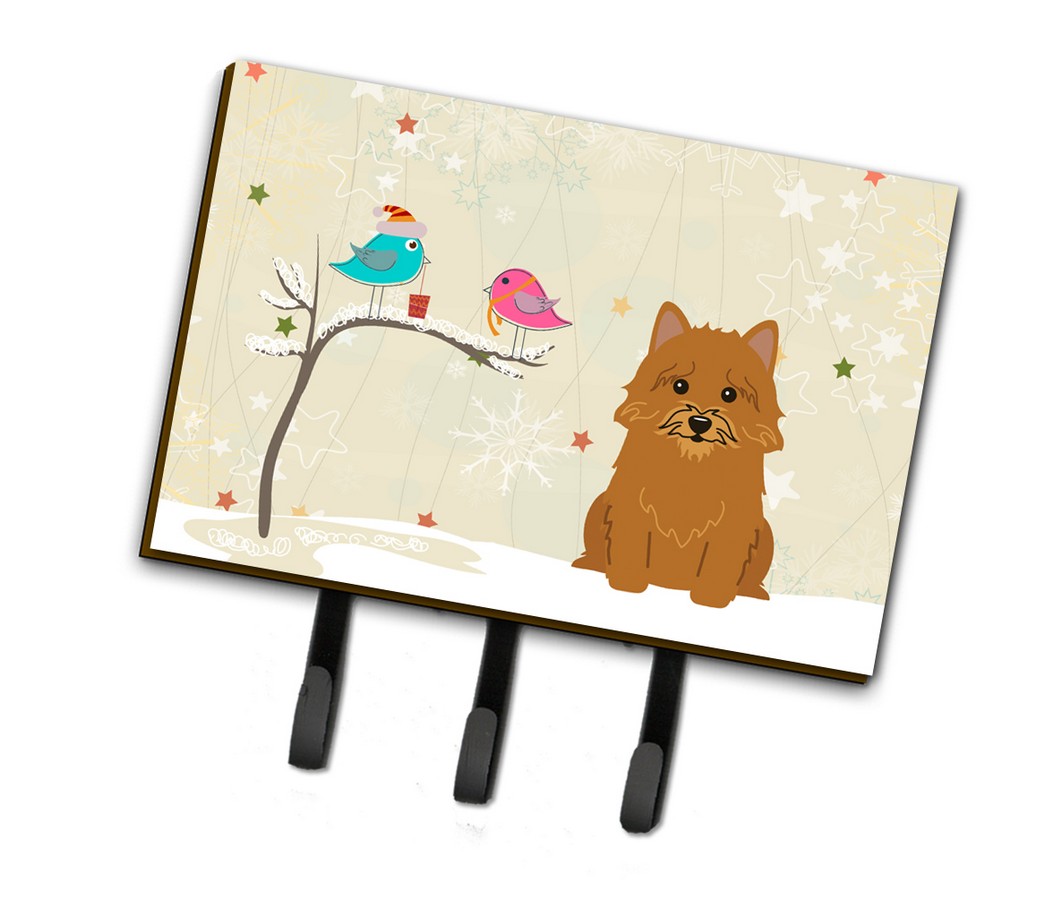JensenDistributionServices Christmas Presents Between Friends Norwich Terrier Leash or Key Holder