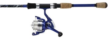 Powerhouse 8 ft. Fin Chaser X Spin Combo in Medium & Heavy Blue - 2 Piece Spinning Model