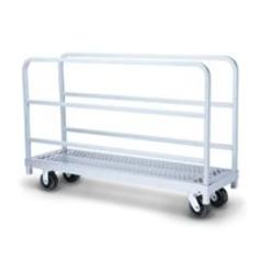 Raymond Products 3987 Narrow HD Panel & Sheet Mover with 2 Side Upper & 5 in. Phenolic Casters - 2 Fixed & 2 Swivel