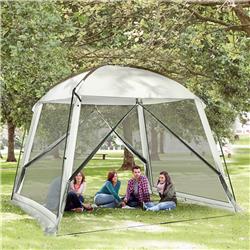 212 Main A20-326V00WT Outsunny 10 x 10 ft. Screen House Room UV50 Screen Tent&#44; White