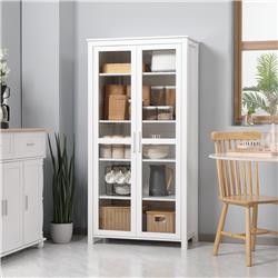 Kitchen store curio hutch