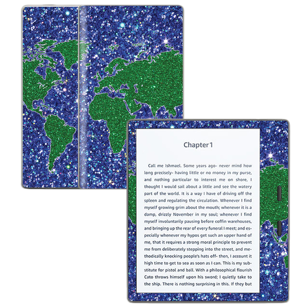 MightySkins AMKOA7-Bling World Skin for Amazon Kindle Oasis 7 in. 9th Generation - Bling World