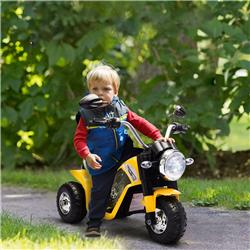 212 Main 370-188V80YL Aosom Electric Motorcycle for Kids&#44; 6V Battery Powered Ride-On Dirt Bik&#44; Yellow