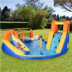 212 Main 342-048V80 Outsunny 6-in-1 Inflatable Water Slide Kids Bounce House Jumping Castle
