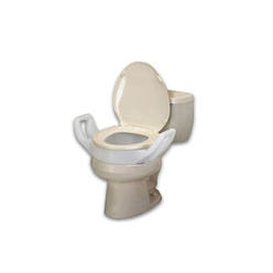 SP Ableware Maddak Bath Safe Elevated Toilet Seat With Regular Arms