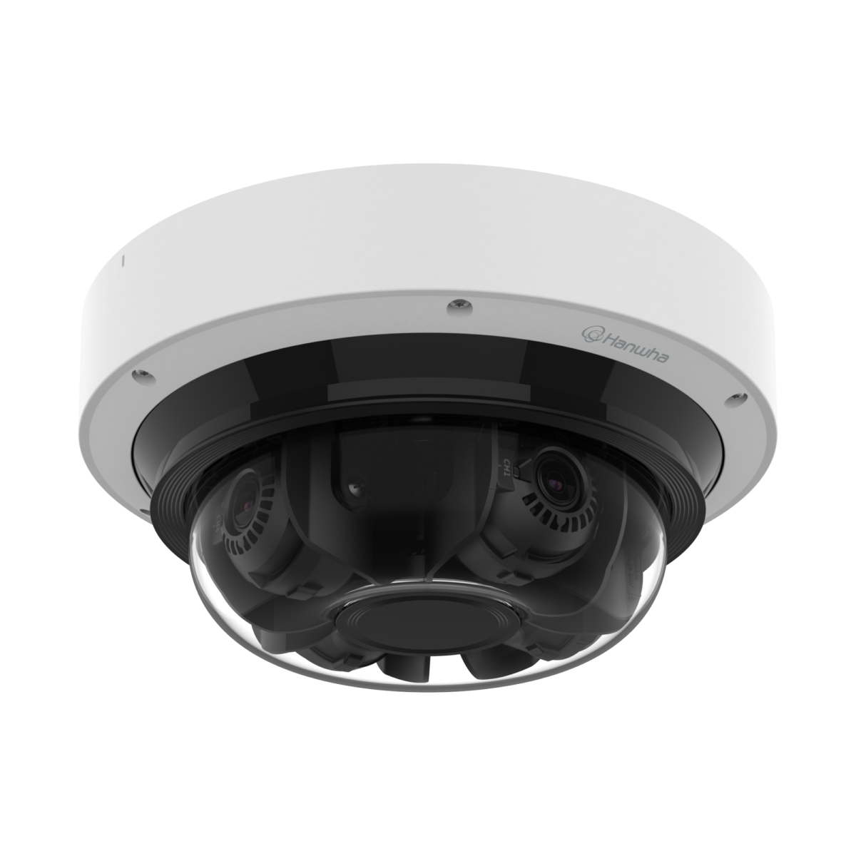 Hanwha PNM-C32083RVQ 4CH x 8MP 20FPS Wisenet P Series Network Vandal Outdoor Multi-Directional Camera
