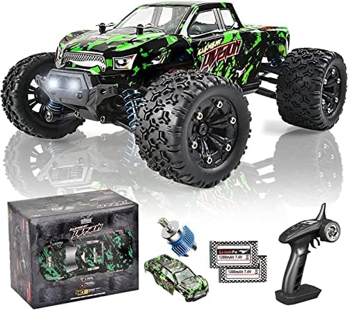 UNO1RC MC33410 1-18 Scale 40km-h High Speed 4WD All Terrain Remote Control Car with 2 Rechargeable Batteries&#44; 4 x 4 Off Road Monste