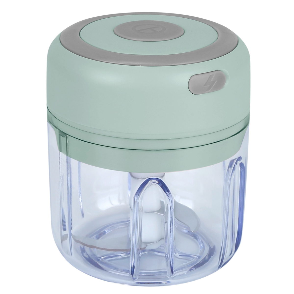 Fresh Fab Finds FFF-Green-GPCT3091 Cordless Mini Electric Garlic Chopper - Rechargeable&#44; 8.45OZ - Ideal for Food&#44; Chili&#44; Nuts&#44; O
