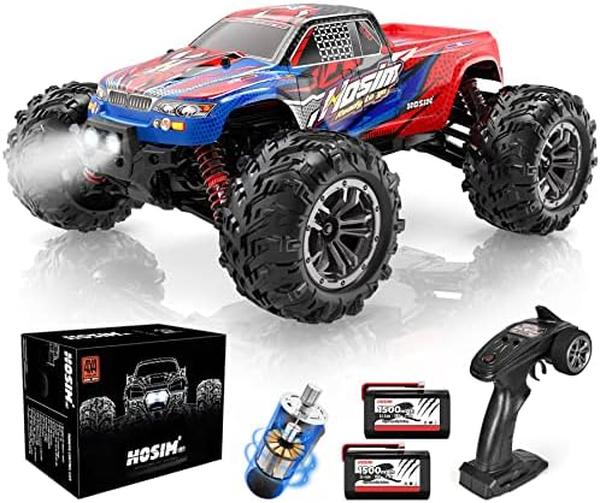 UNO1RC MC33454 1-16 Scale 40 Plus KPH All Terrain Race Car&#44; 4WD Waterproof High Speed Electric Toy Off Road Race Monster Truck Vehi