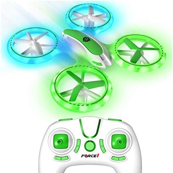 UNO1RC MC33236 UFO 3000 LED Mini Drone for Kids - Remote Control Drone&#44; Small Race Quadcopter Beginners