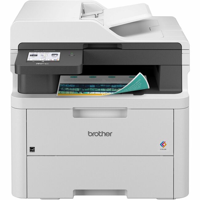 Brother Industries BRTMFCL3720CDW Color Laser Printer&#44; White
