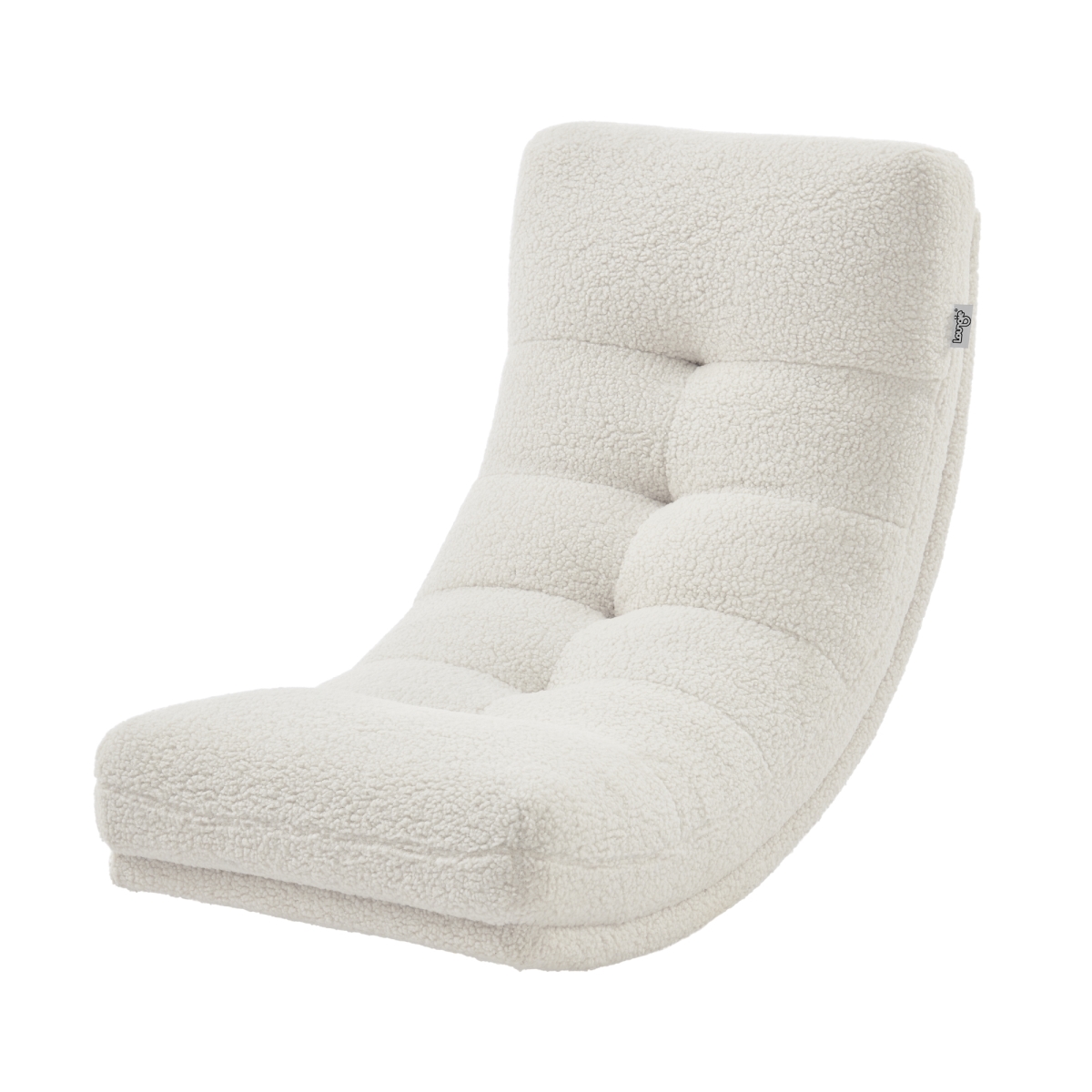 Posh Living RCW555-26IV-UE Allana Sherpa Rocking Chair with Upholstered - Tufted for Unisex&#44; Ivory