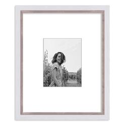 Sixtrees WD20616-80 16 x 20 in. Shelby White & Grey M2 Wood Picture Frame