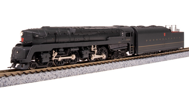 BROADWAY BLI8022 1-160 Scale N Pennsylvania T1 Duplex Steam Locomotive Model Train - No. 5525&#44; Black