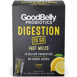 GoodBelly Good Belly B-12699-1PK 1.05 oz Digestion Fast Melts Lemon Flavor Probiotics Powder