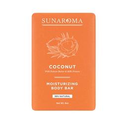 SUNAROMA B-07868-1PK 8 oz Body Coconut Oil Bar Soap