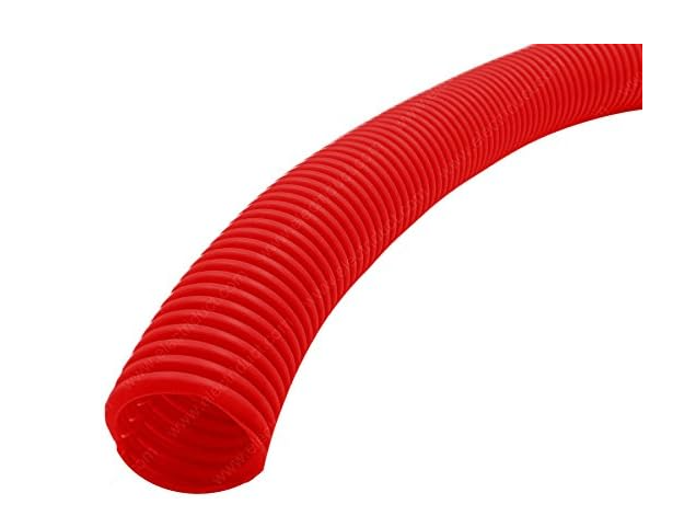 Electriduct WL-ED-PE-200-100-RD 2 in. Nominal Size & 100 ft. Length Colored Polyethylene Split Wire Loom&#44; Red