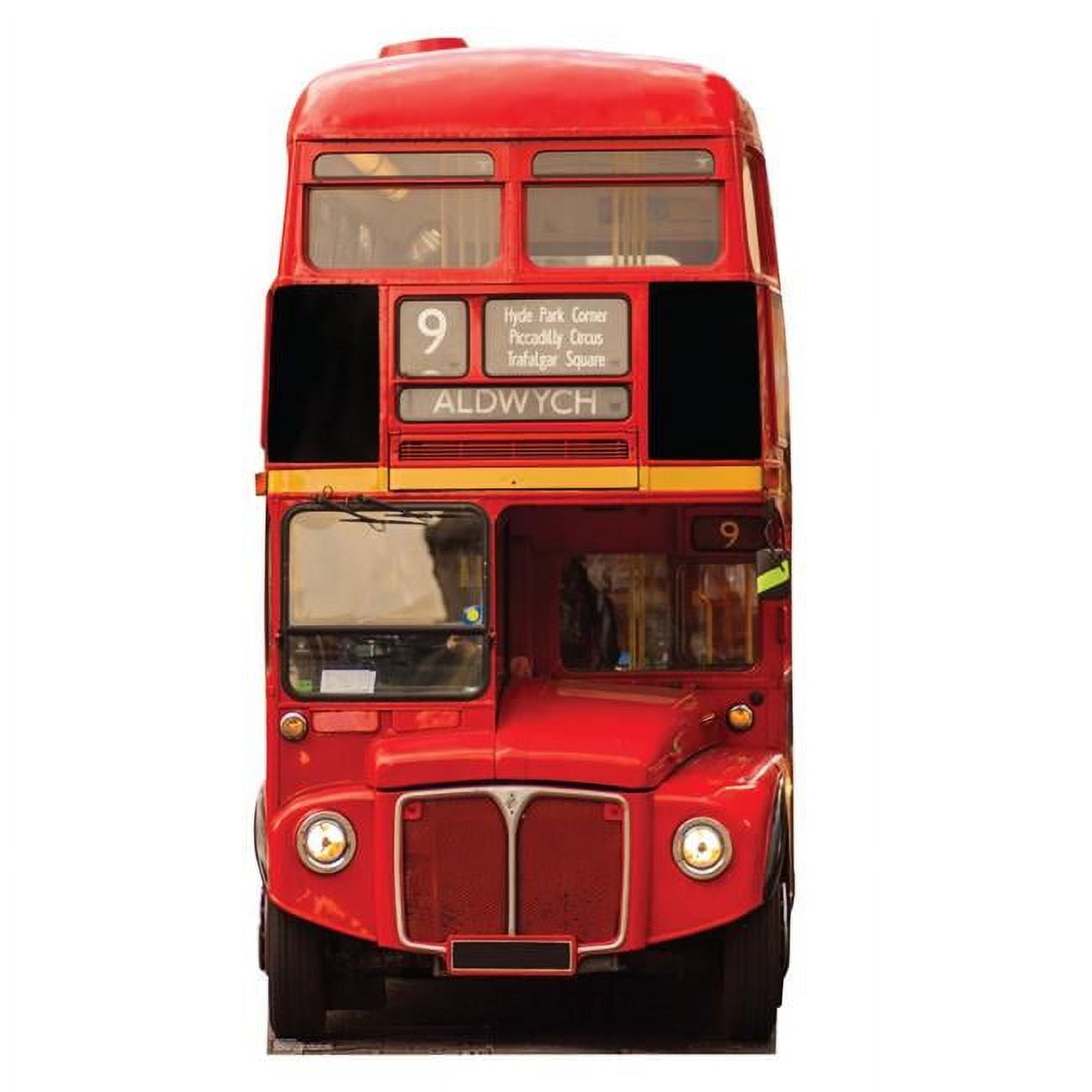 Advanced Graphics 5234 70 x 37 in. Old London Bus LifeSize Cardboard